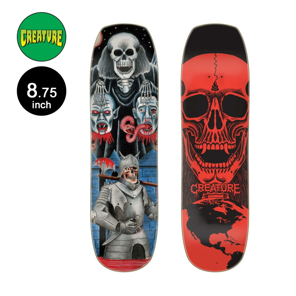 楽天市場】クリーチャー CREATUREスケボー デッキ 10.25 HOTROD