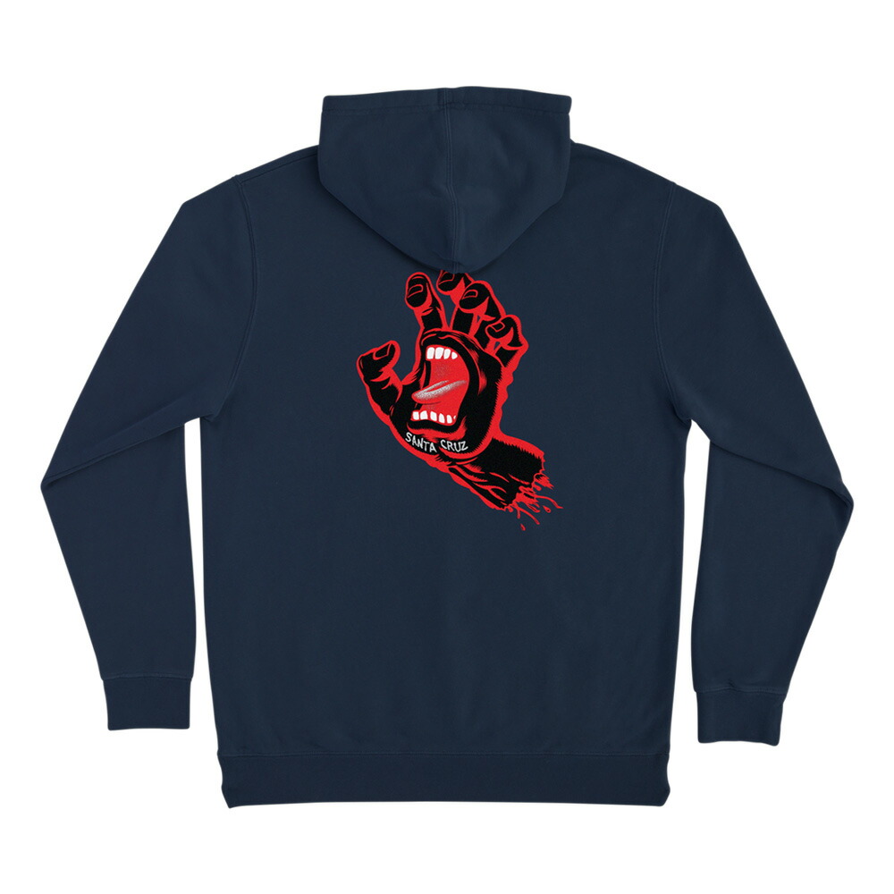 サンタクルーズ SANTA CRUZ SCREAMING HAND P/O HOODED SWEATSHIRT プルオーバーパーカー スクリーミングハンド フード スウェット メンズ ストリート スケーター ファッション スケートボード スケボー sk8 skateboard【25FA】