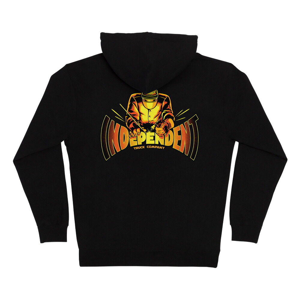 インディペンデント INDEPENDENT MANUFACTURED SPAN ZIP HOODED SWEATSHIRT ジップフードパーカー ファッション フード スケートボード メンズ ストリート スケボー sk8 skateboard【25FA】