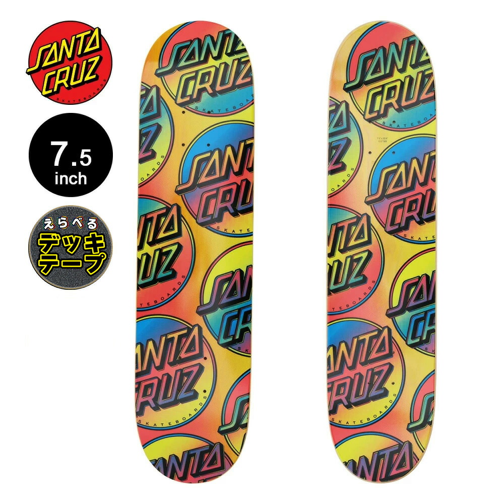 楽天市場】サンタクルーズ SANTA CRUZスケボー デッキ 7.75 CLASSIC