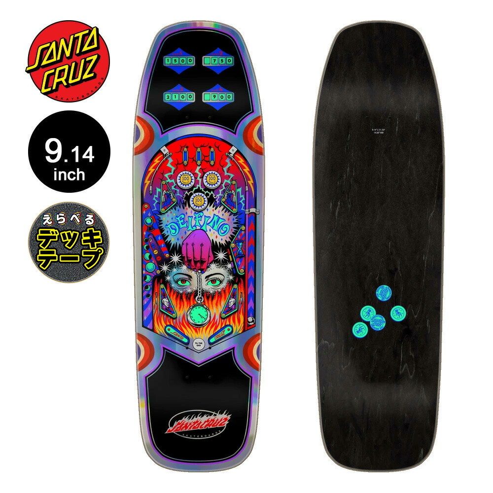 楽天市場】サンタクルーズ SANTA CRUZスケボー デッキ 9.85 OBRIEN