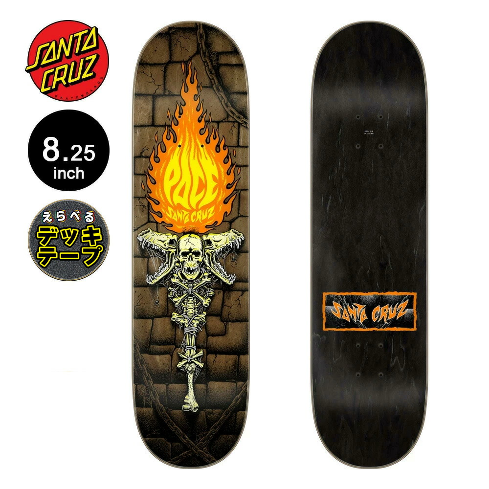 楽天市場】サンタクルーズ SANTA CRUZスケボー デッキ 9.25 DRESSEN