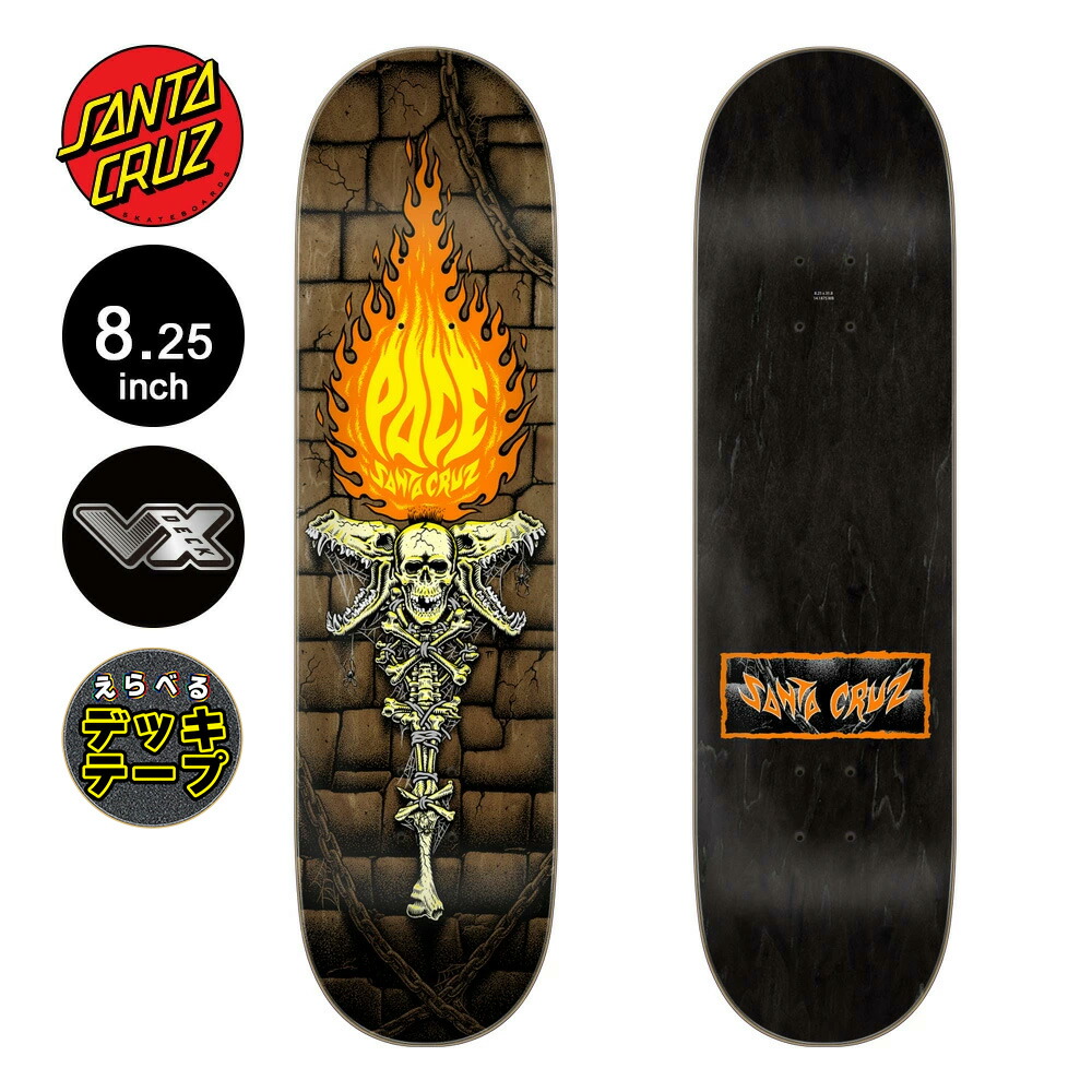 楽天市場】サンタクルーズ SANTA CRUZスケボー デッキ 8.25 CLASSIC