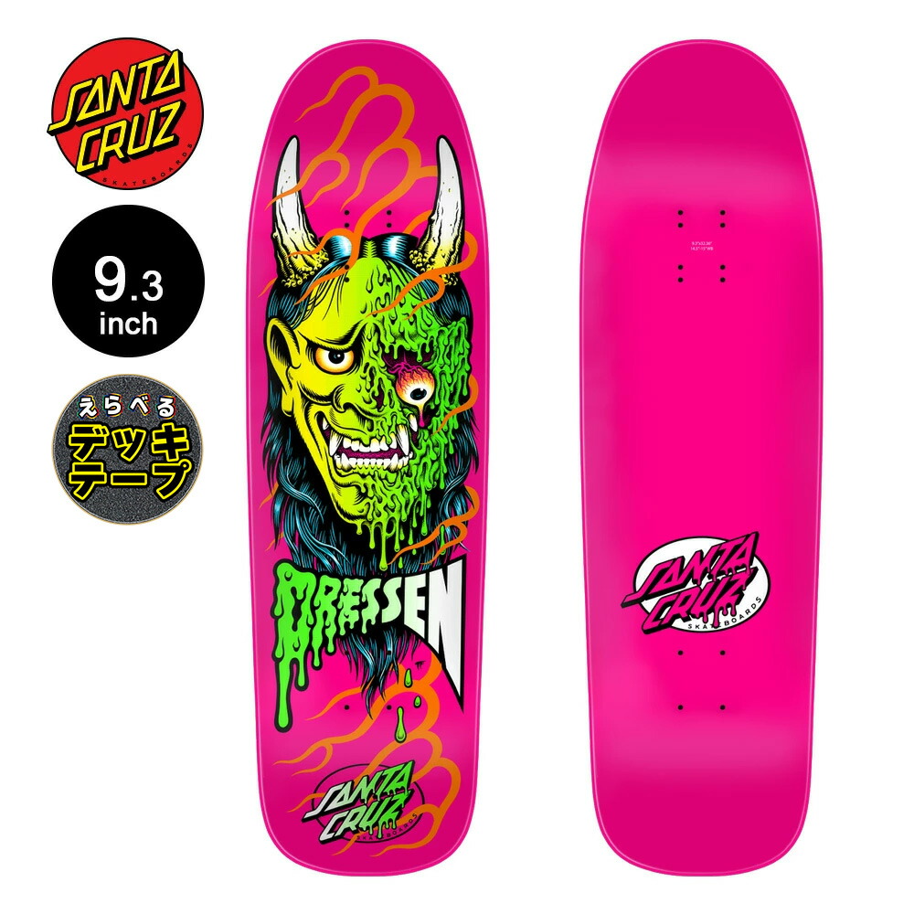 楽天市場】サンタクルーズ SANTA CRUZスケボー デッキ 9.25 DRESSEN
