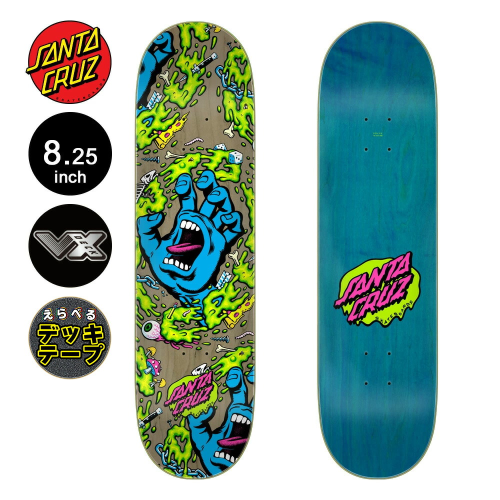 美品 SANTA CRUZ スケートボードデッキ 8.5 スクリーミングハンド サンタクルーズ SANTA CRUZ スケボー デッキ SCREAMING HAND