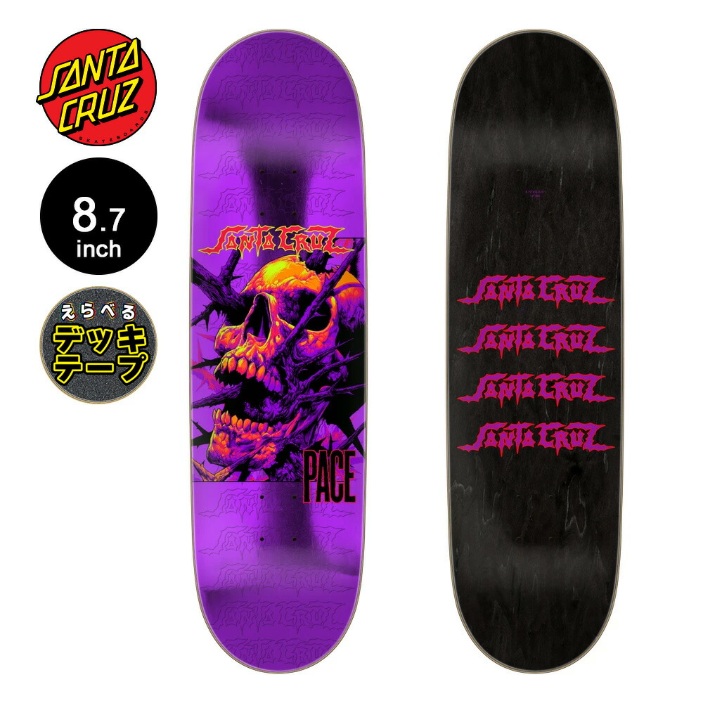 楽天市場】サンタクルーズ SANTA CRUZスケボー デッキ 8.375 SCREAMING