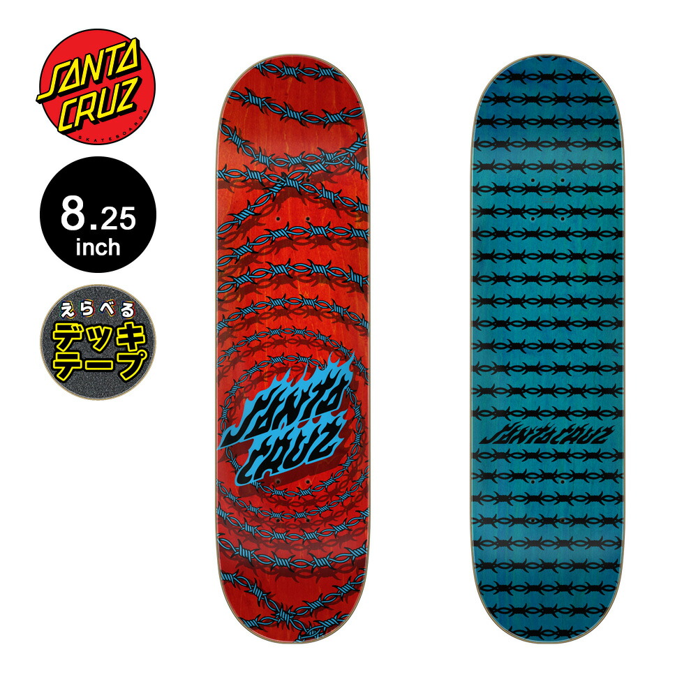 楽天市場】サンタクルーズ SANTA CRUZスケボー デッキ 9.25 DRESSEN