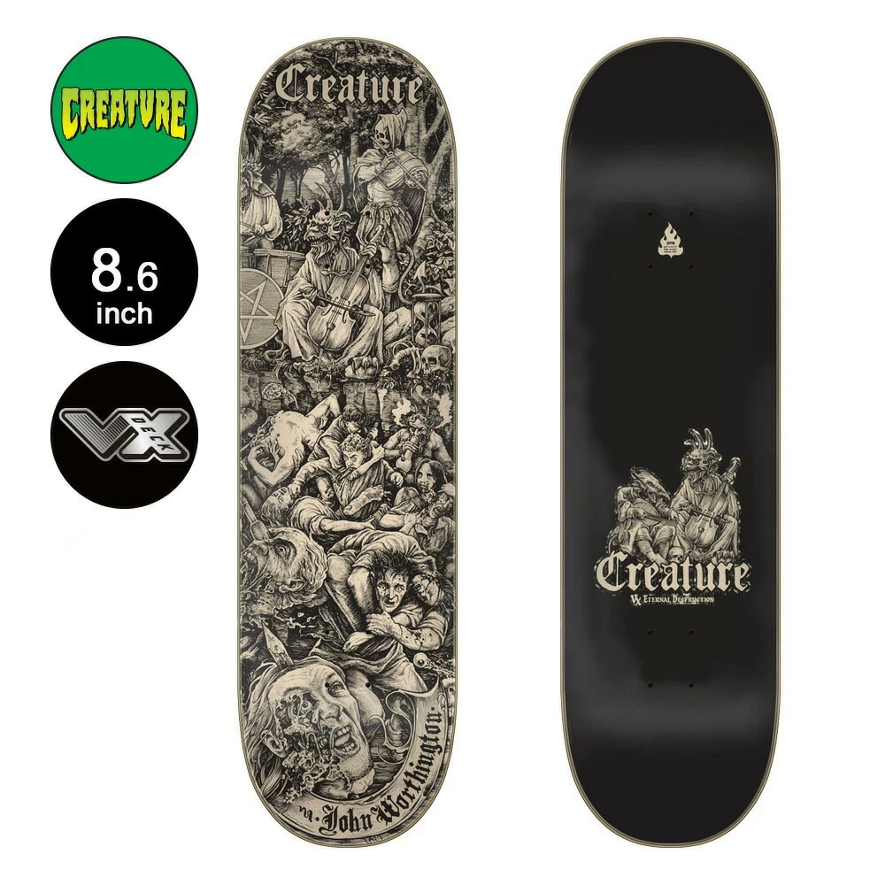 楽天市場】クリーチャー CREATUREスケボー デッキ 8.51 JHANKA SHRINE