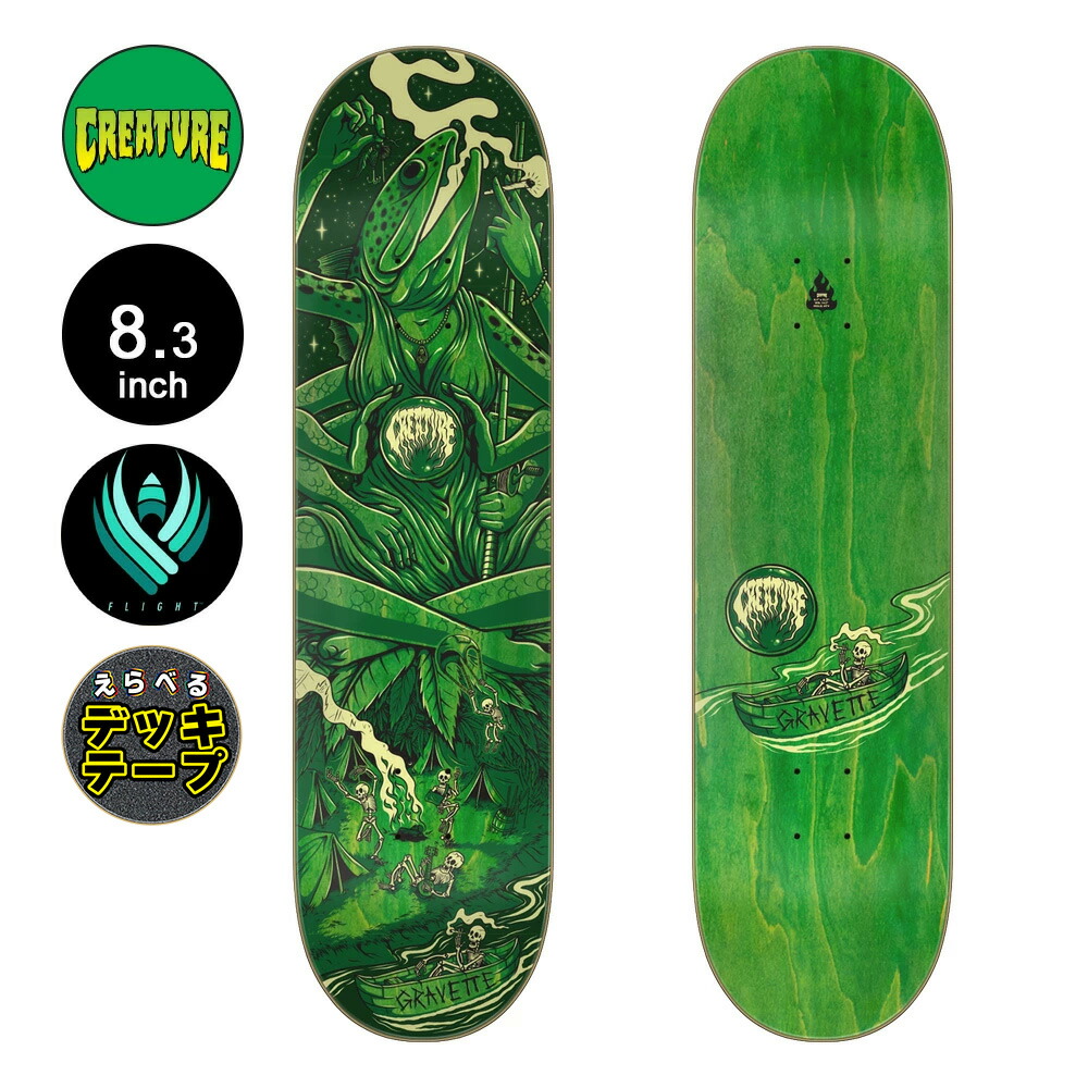 楽天市場】クリーチャー CREATUREスケボー デッキ 8.25 FOREVER