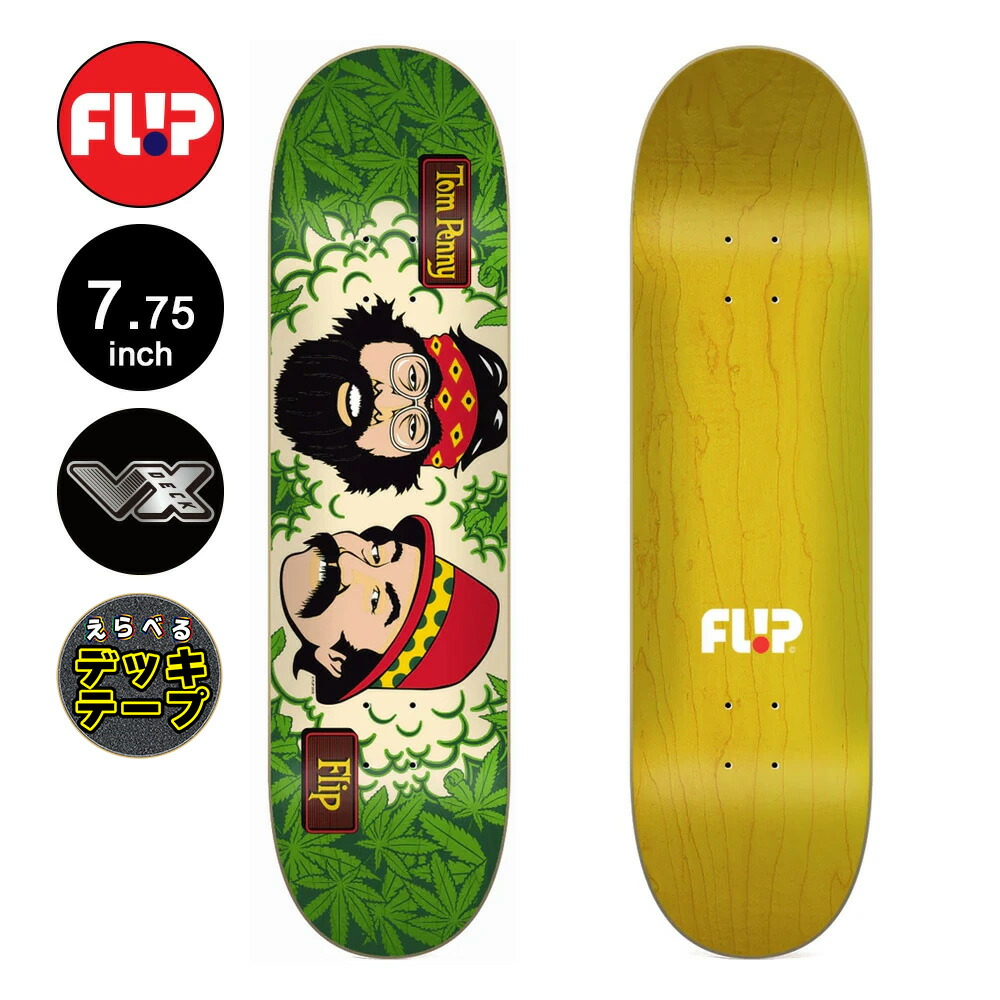 楽天市場】フリップ FLIPスケボー デッキ 7.75 ODYSSEY GREEN