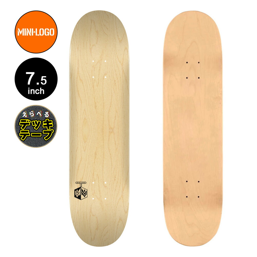 楽天市場】ミニロゴ MINI LOGOスケボー デッキ 7.75 DETONATOR 