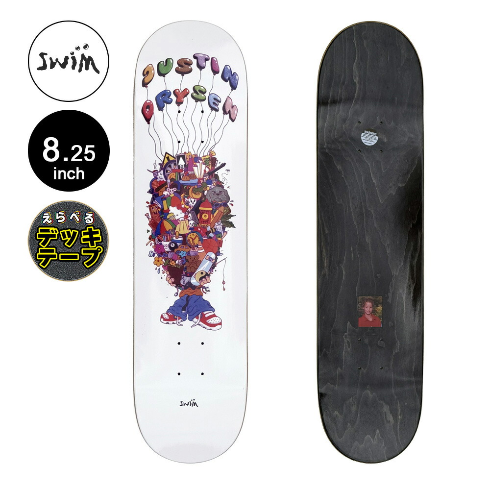 楽天市場】スイム SWIMスケボー デッキ 8.5 RYAN CONNORS DEBUT DECK
