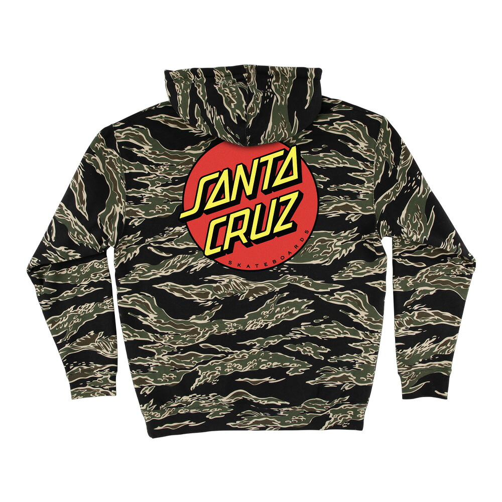 サンタクルーズ SANTA CRUZ CLASSIC DOT P/O HOODED SWEATSHIRT プルオーバーパーカー クラシックドット フード スウェット メンズ ストリート スケーター ファッション スケートボード スケボー sk8 skateboard【25HD】