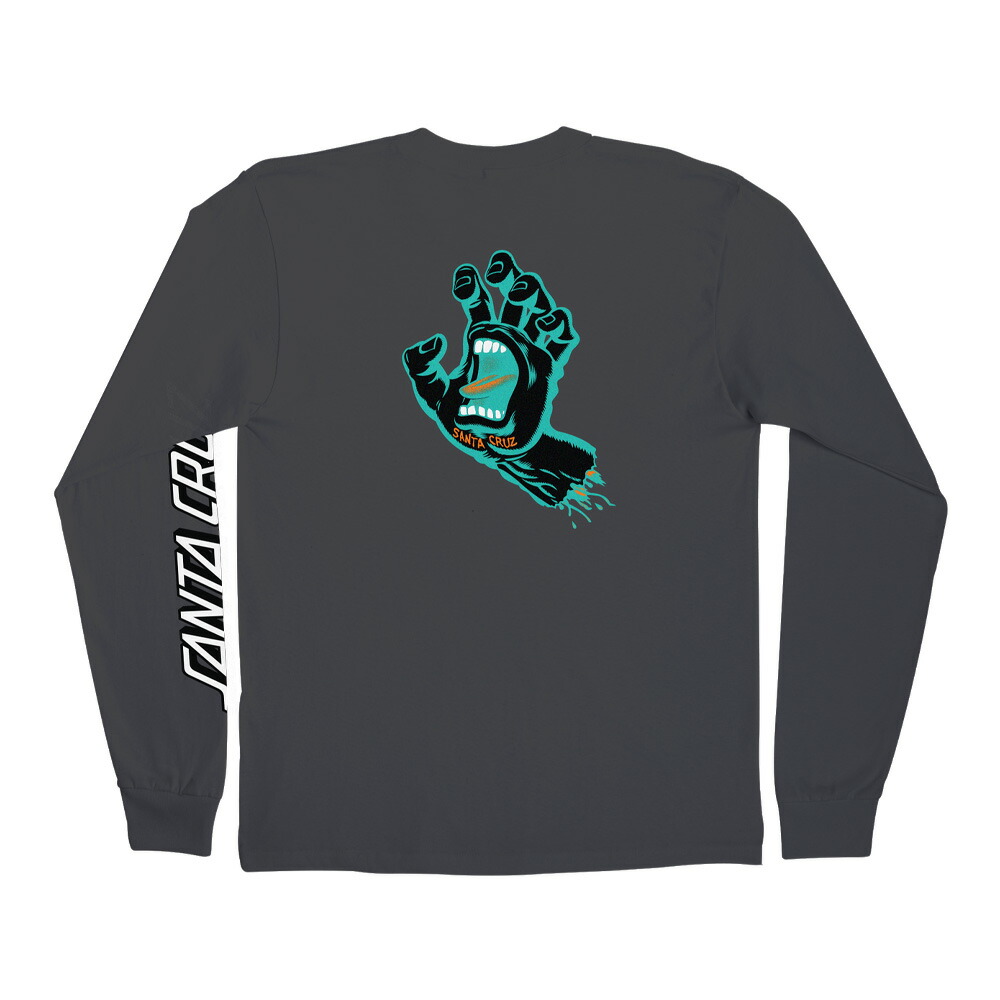 サンタクルーズ SANTA CRUZ SCREAMING HAND L/S REGULAR T-SHIRT Tシャツ TEE 長袖 スクリーミングハンド メンズ ストリート スケーター ファッション スケートボード スケボー sk8 skateboard【25HD】