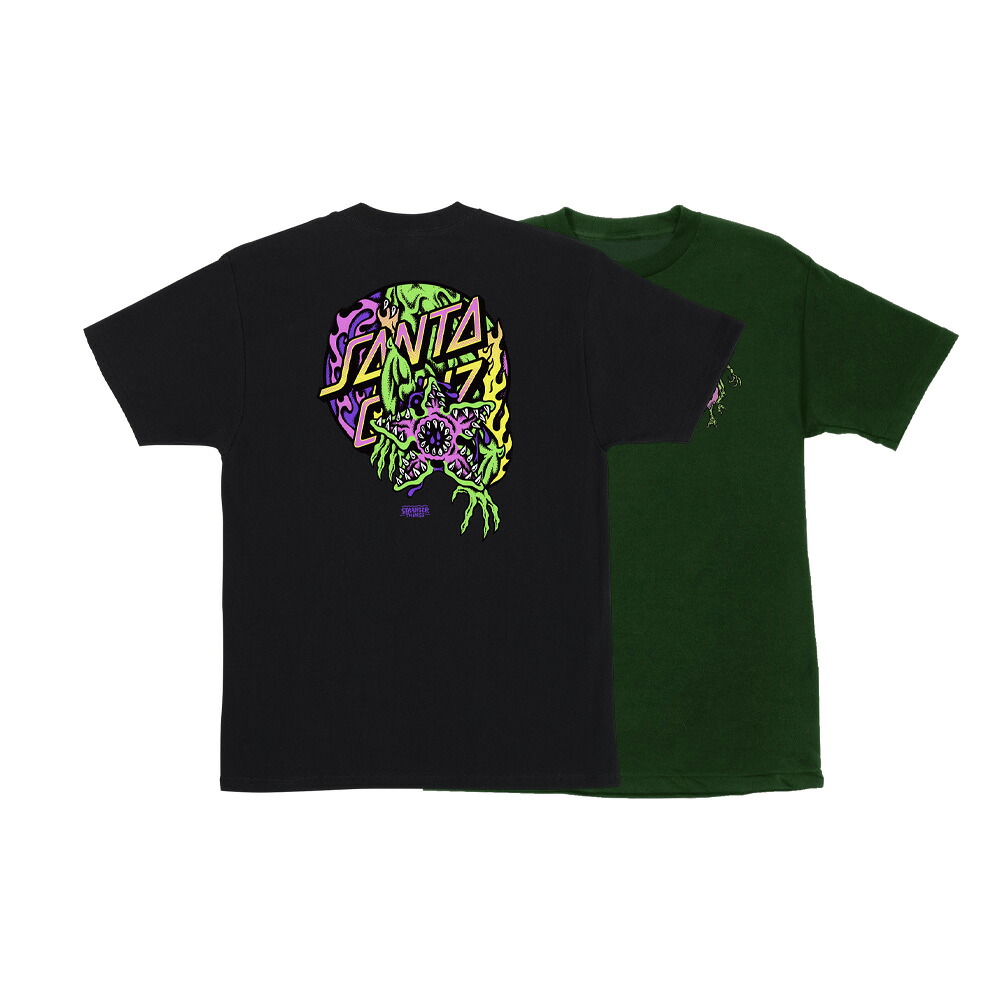 サンタクルーズ SANTA CRUZ DEMOGORGON DOT S/S REGULAR T-SHIRT Tシャツ ストレンジャーシングス 限定コラボ クラシックドット TEE 半袖 メンズ ストリート スケーター ファッション スケートボード スケボー sk8 skateboard【25HD】