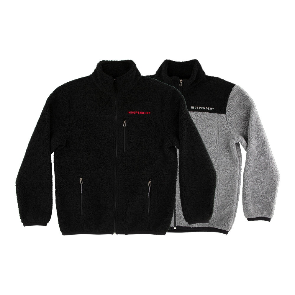 インディペンデント INDEPENDENT BTG SHERPA JACKETS ジャケット シェルパ アウター ジップアップ スケートボード メンズ ストリート スケボー sk8 skateboard【25HD】