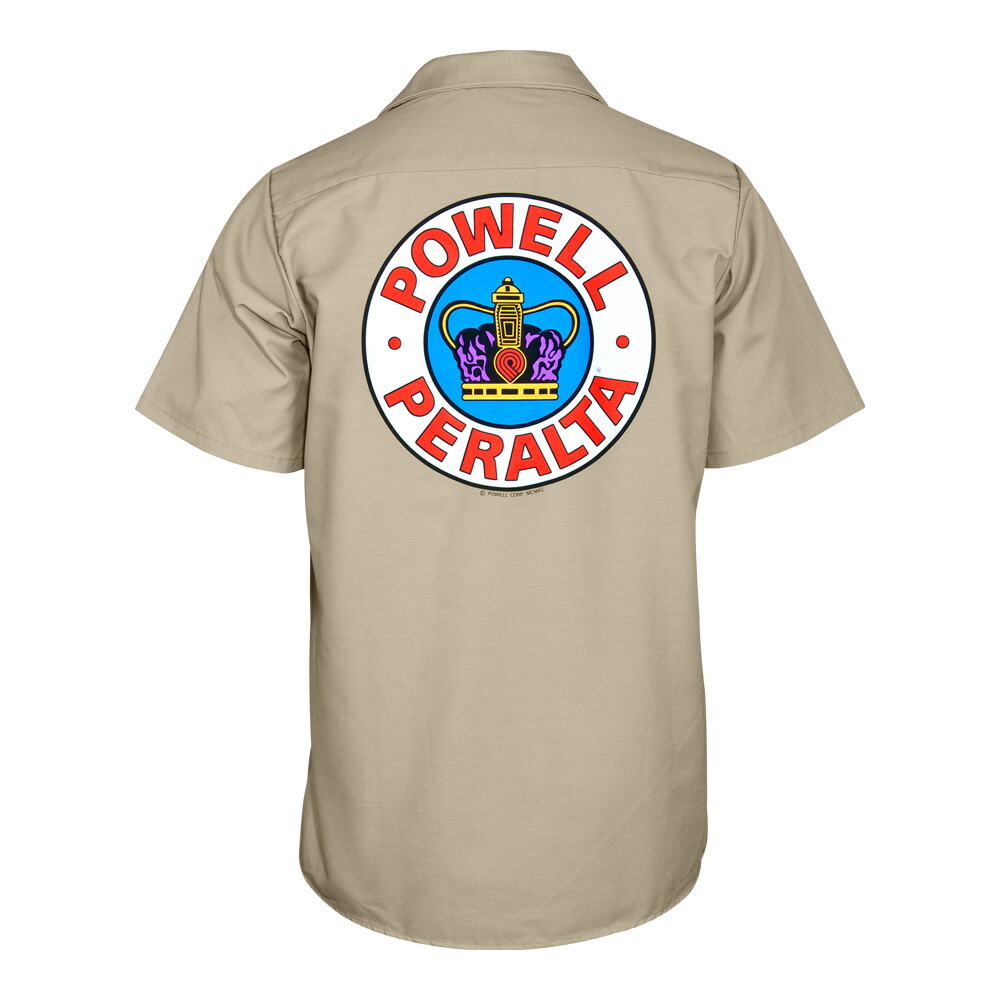 パウエル・ペラルタ POWELL PERALTASUPREME S/S WORK SHIRTSワークシャツ 半袖 メンズ スケートボード スケボー sk8 skateboard ストリート ファッション おしゃれ オールドスクール【26SS】|American Street Style