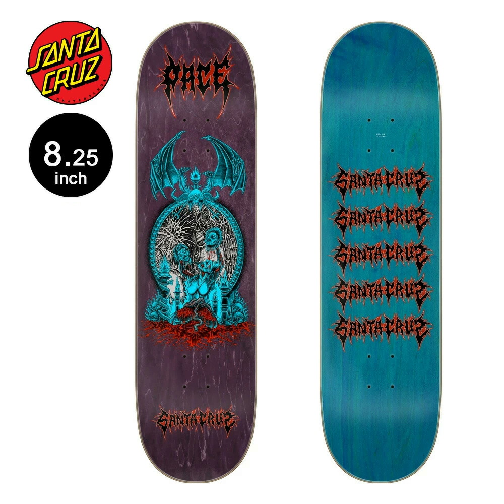 楽天市場】サンタクルーズ SANTA CRUZスケボー デッキ 8.5 ROSKOPP