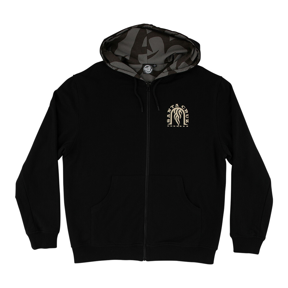 サンタ渡航 SANTA CRUZDRESSEN TRIBAL ARCH HOOD REVERSIBLE JACKET上衣 エリック・ドレッセン アウター ボンネット 厚地の外套 メンズ 滑るゲーム盤 スケボー sk8 skateboard【26SP】