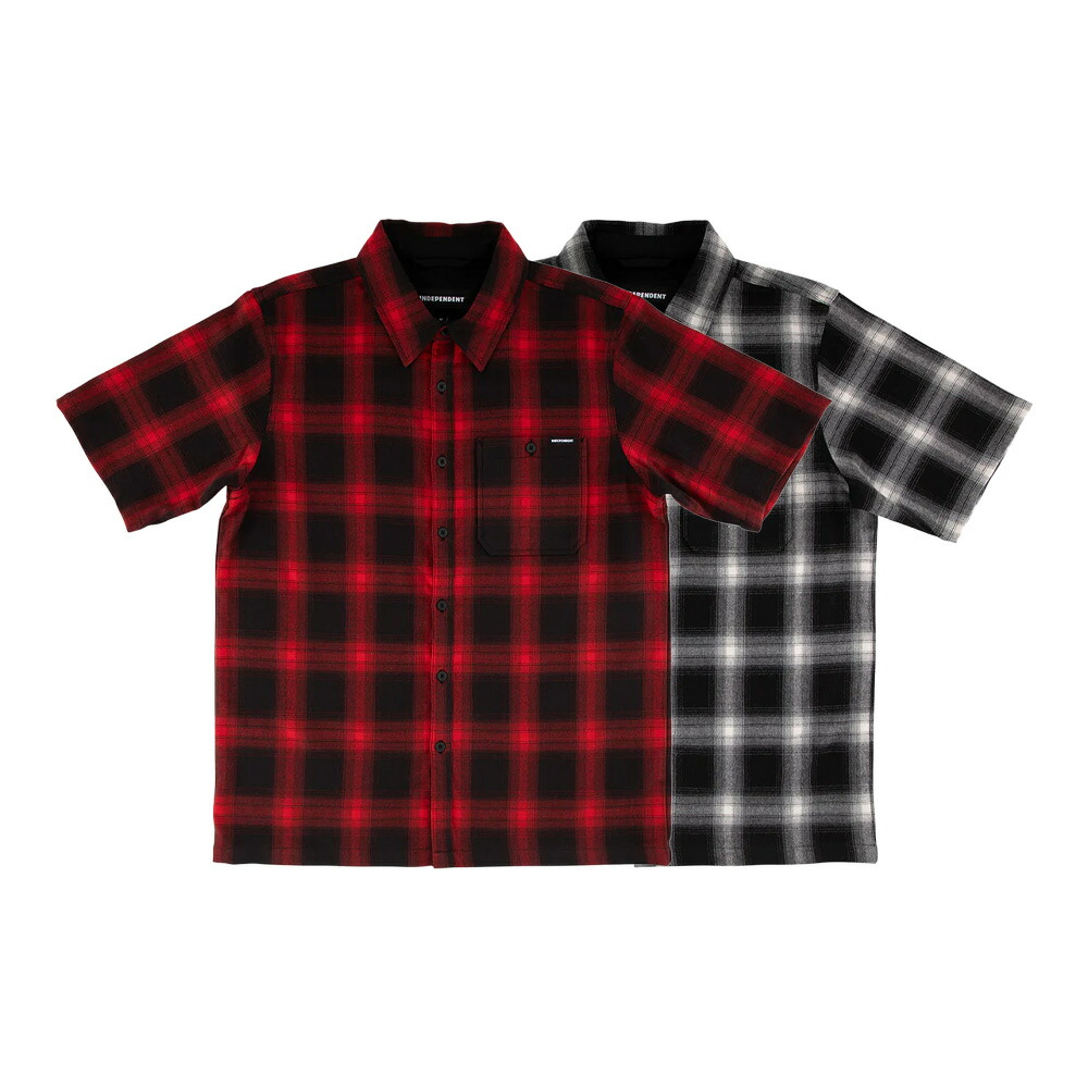 インディペンデント INDEPENDENTBELMONT S/S FLANNEL TOPフランネルシャツ 半袖 ネルシャツ スケートボード メンズ ストリート スケボー sk8 skateboard【26SP】｜American Street Style 9,702円