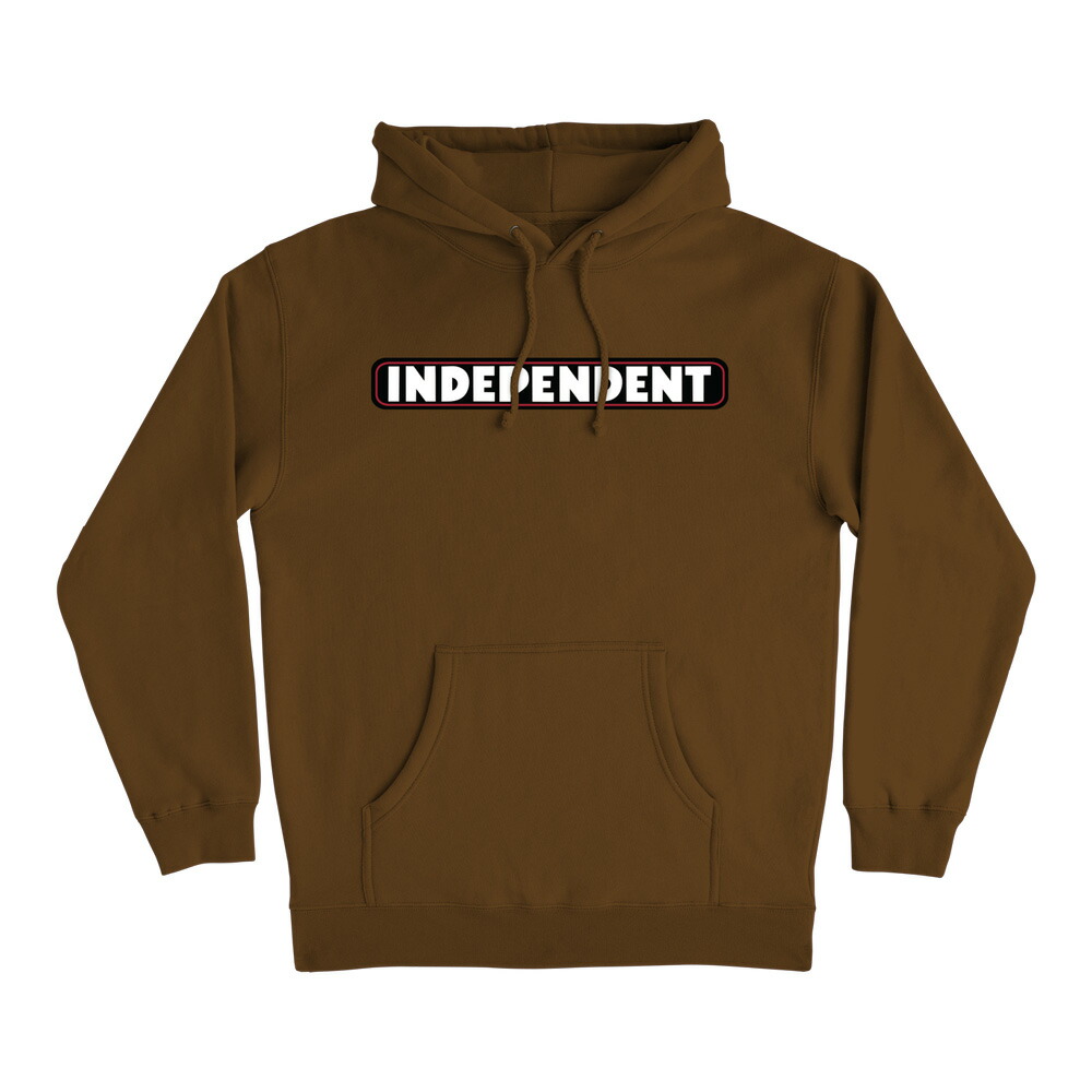 インディペンデント INDEPENDENTBAR LOGO P/O HOODED SWEATSHIRTプルオーバーフードパーカー ファッション フード スケートボード メンズ ストリート スケボー sk8 skateboard【26SP】