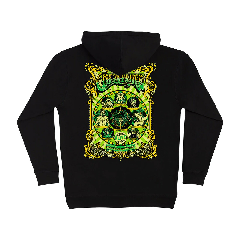 クリーチャー CREATURESIDESHOW P/O HOODED SWEATSHIRTプルオーバーパーカー フード ストリート スケーター ファッション スケートボード スケボー sk8 skateboard【26SP】