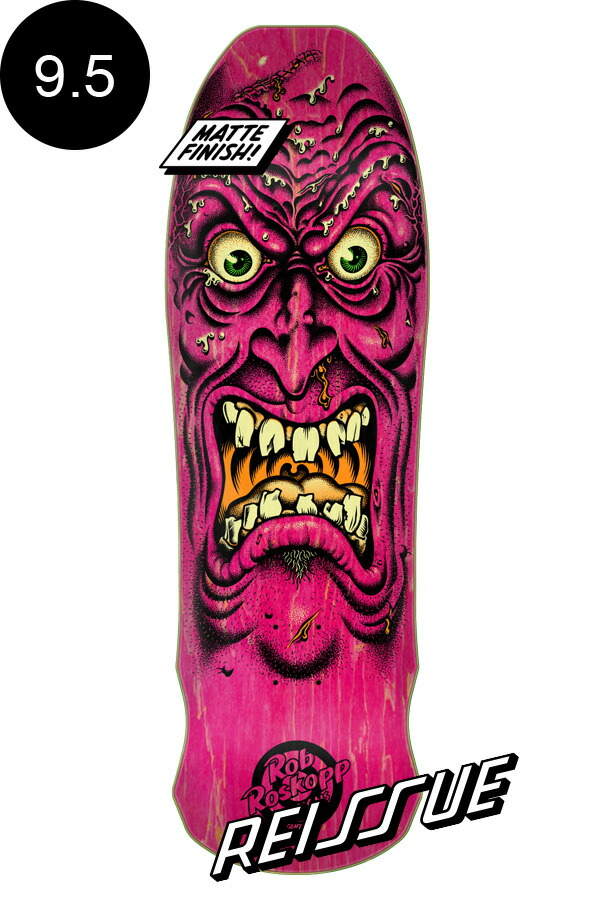 Santa Cruz サンタクルーズ 9 5in X 31in Roskopp Face Pink Reissue Deckデッキ ロブ ロスコップ 80 リイシュー オールドスクール 復刻 スケボー 2110 Fitzfishponds Com