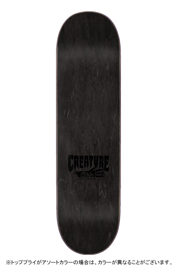 Creature クリーチャー 8 51in X 31 88in Logo Stumps Team Deckデッキ スケートコンミッション スケボー ストリート Sk8 Skateboard 21sm Musiciantuts Com