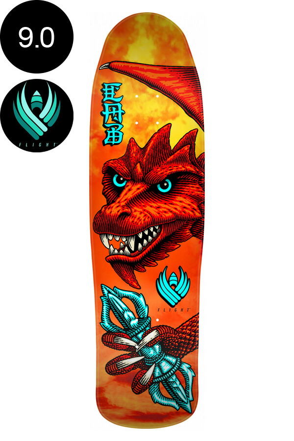 Powell Peralta Caballero Ban This Dragon Deck Red 9.26