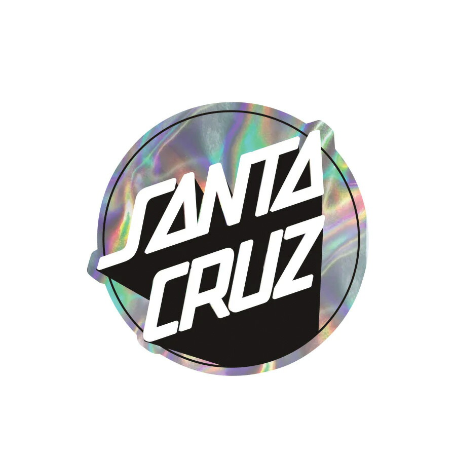 【楽天市場】SANTA CRUZ サンタクルーズ3in x 3in DELTA SHADOW DOT METALLIC STICKER