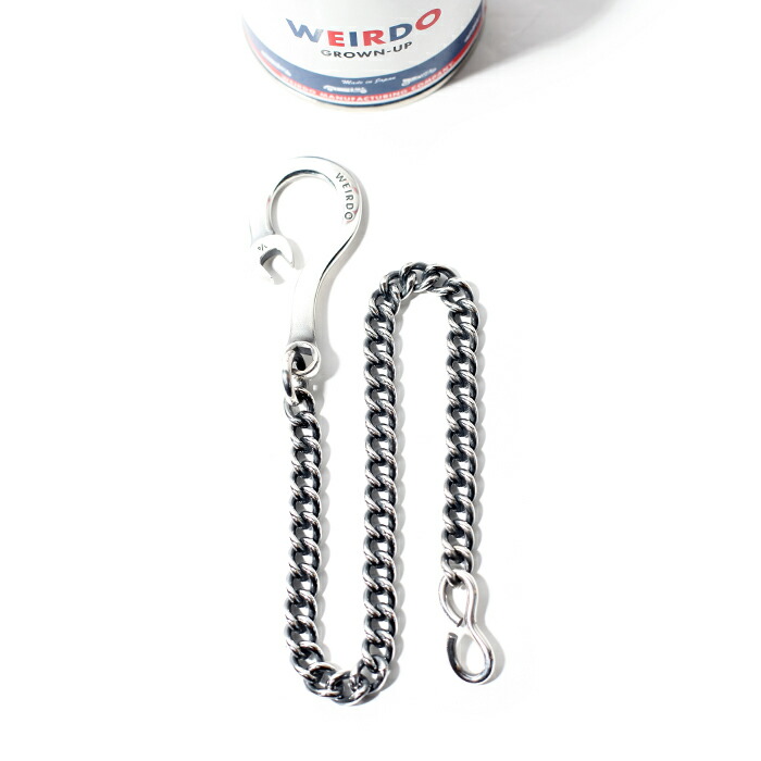 weirdo ネックレス チェーン　スパナ　シルバー925 brass 50cm weirdo (ウィアード) スパナ ロゴ ネックレス チェーン シルバー
