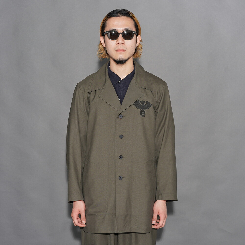 BLACK SIGN 黒いこと表われ / 「SS Surgeon Jacket / Soldier Green」サージャンジャケット / BSSJ-26403 / MEN\u0027S メンズ /  アウター / 上衣 / 厚地の外套 / セットアップ / 心地よい / アメカジ
