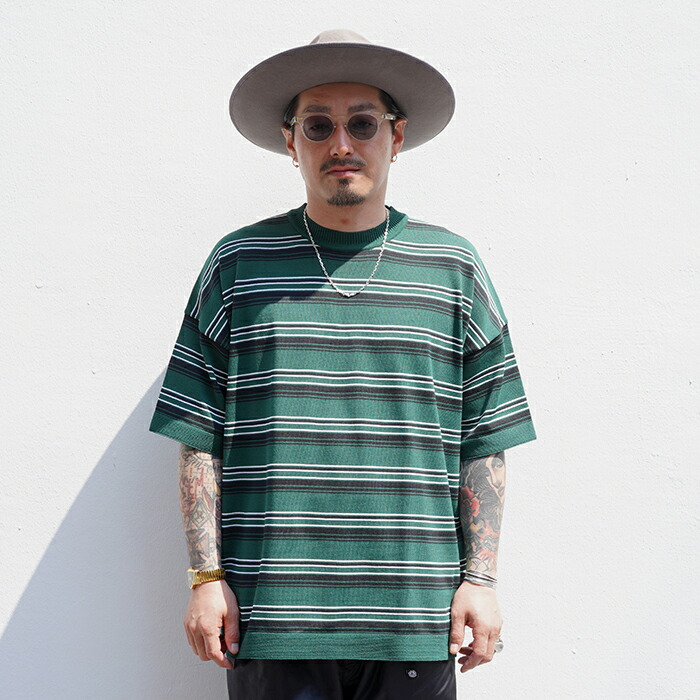 楽天市場】NASTOYS ナストイズ /「Border Crew Neck L/S Knit / NAVY