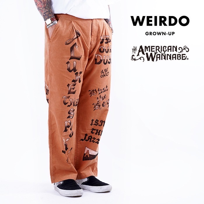 ウィアード weirdo チノパン　w34 WEIRDO ウィアード ワークパンツ メンズ チノパン WRD - PANTS