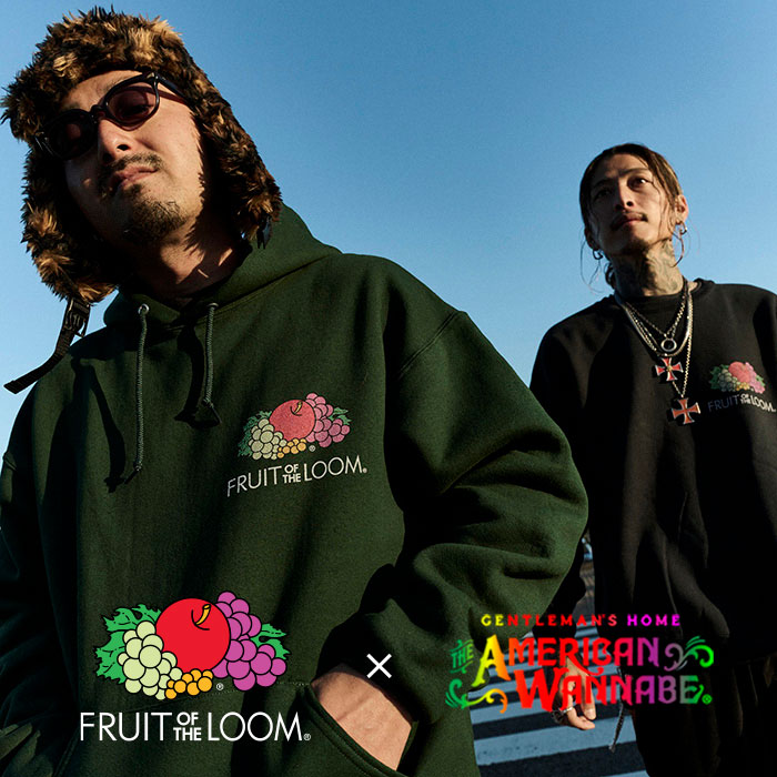 AMERICAN WANNABE スウェット 楽天市場】FRUIT OF THE LOOM × AMERICAN WANNABE「DRAGON FRUIT