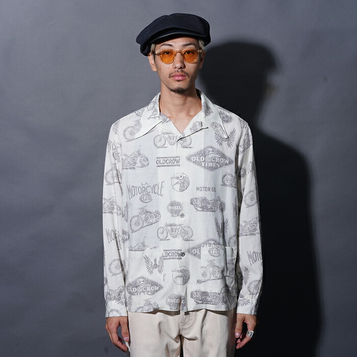 楽天市場】OLD CROW オールドクロウ 長袖 ダブルガーゼチェック