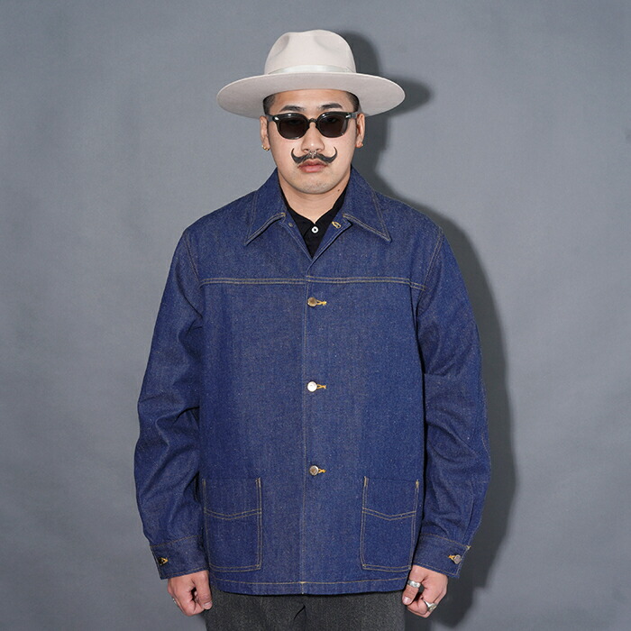 BY GLAD HAND バイグラッドハンド「GLADDEN - DENIM COVERALL / INDIGO」デニムカバーオール BYGH6102 MEN\u0027S メンズ  上衣 アウター 厚地の外套 9.5薬局衡オンスジーンズ