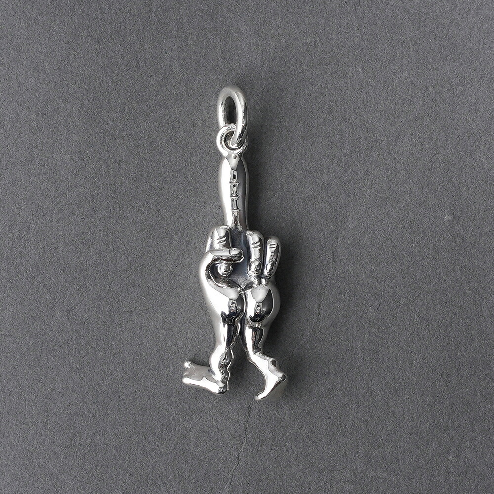 WEIRDO JEWELRY ウィアードジュエリー / 「FUCK - TOP / SILVER」 シャンデリヤいの一番 / MEN\u0027S メンズ / 首飾り / いの一番 / しろがね色 / 925 / 宝飾品 / 心地よい / アメカジ