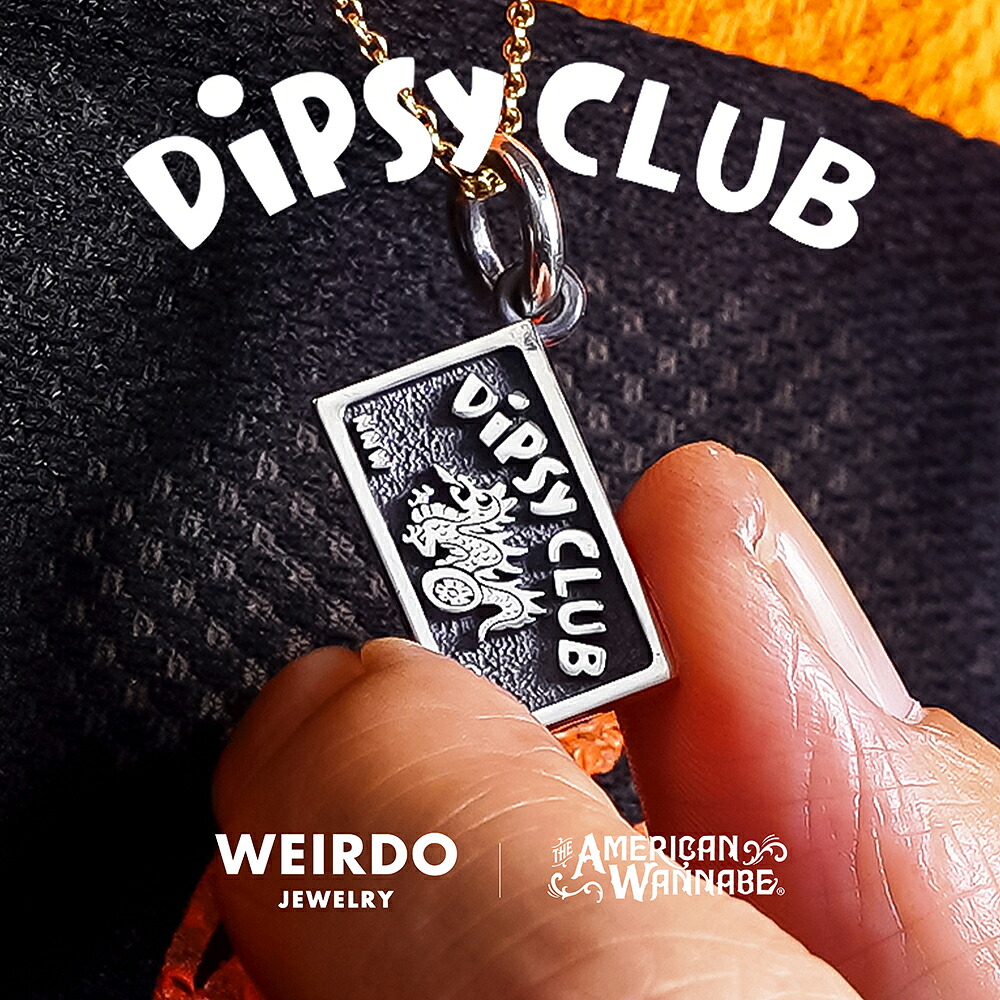 WEIRDO JEWELRY×THE AMERICAN WANNABE「DIPSY CLUB-TOP / SILVER」ペンダントトップ / ネックレス / トップ / シルバー / 925 / ジュエリー / カジュアル / アメカジ|AMERICAN WANNABE