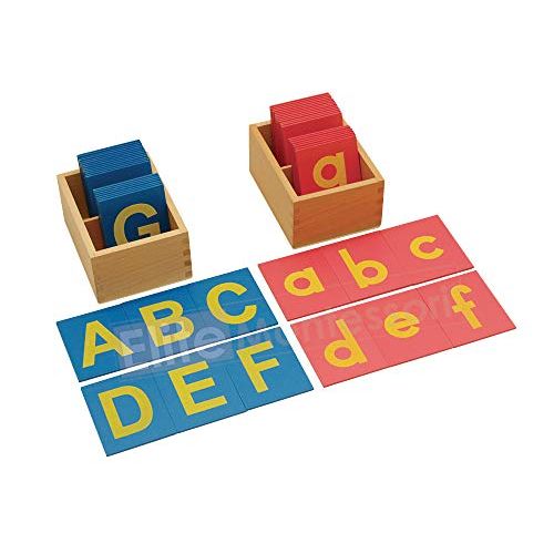 【最大2000円OFF 4/10金1:59まで】[キッドアドバンス]Kid Advance Montessori Lower Case Sandpaper Letters w/ Box LA001