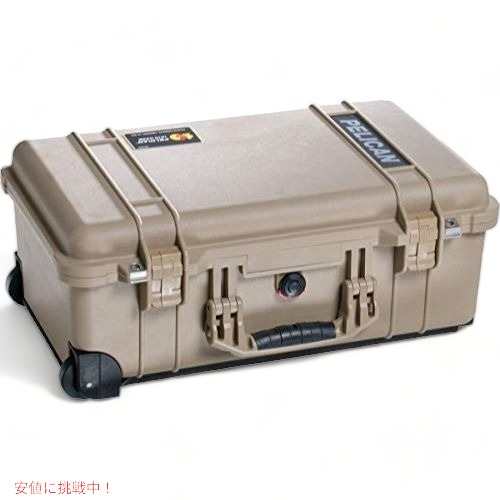 伽藍鳥 PELICAN 1510 27L プロテクター入れもの 質問用紙付き添い人 乾荒原タン 1510 Case With Foam (Desert Tan)