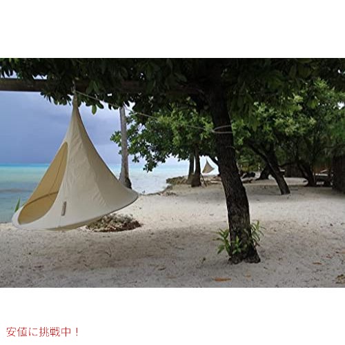 CACOON(カクーン) テント型ハンモック ナチュラルホワイト DW1 (~200kg ...
