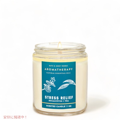 新品 Bath & Body Works アロマセラピー キャンドル ユーカリ
