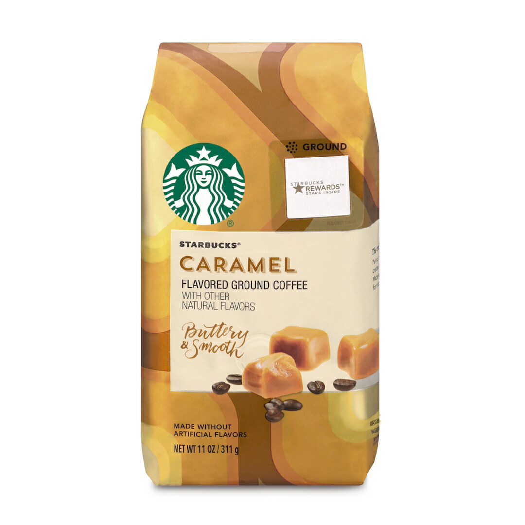 楽天市場 Starbucks Flavored Ground Coffee Caramel スターバックス フレーバーコーヒー キャラメル グラウンドコーヒー 挽き豆 コーヒー豆 311g 11oz アメリカーナ Americana