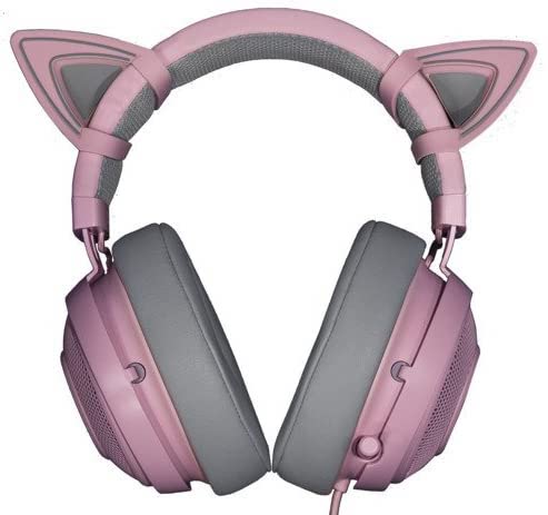 人気デザイナー Razer Kraken Quartz 猫耳付きヘッドホン ピンク オーディオ機器 Indonesiadevelopmentforum Com