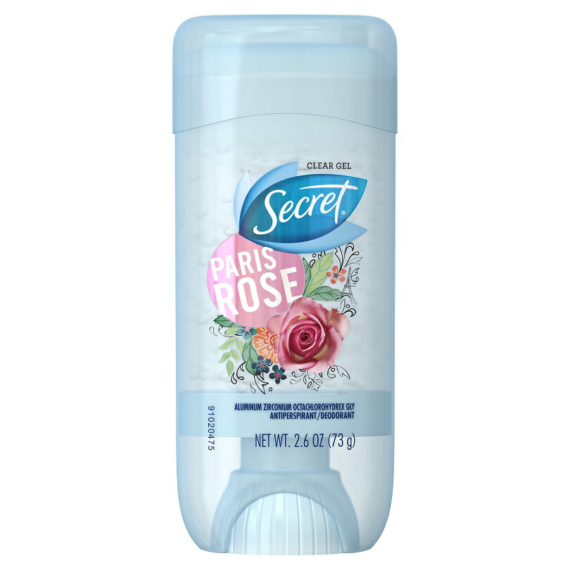 3個セット Secret シークレット クリアジェル Gel 2.6oz Clear 73g 無香料 x Outlast デオドラント アウトラスト  Unscented 3個