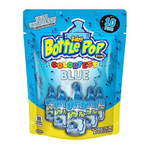 【最大2000円OFF 4/10金1:59まで】Baby Bottle ベビーボトル ポップ　個別包装 ブルーラズベリー パーティパック 10個　哺乳瓶