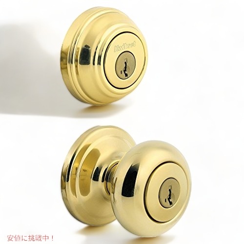 Kwikset 99910-032 部屋の入り口ノッブ、鍵を掛ける