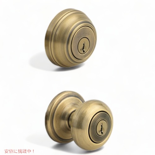 Kwikset 99910-033 ドアノブ、ロック