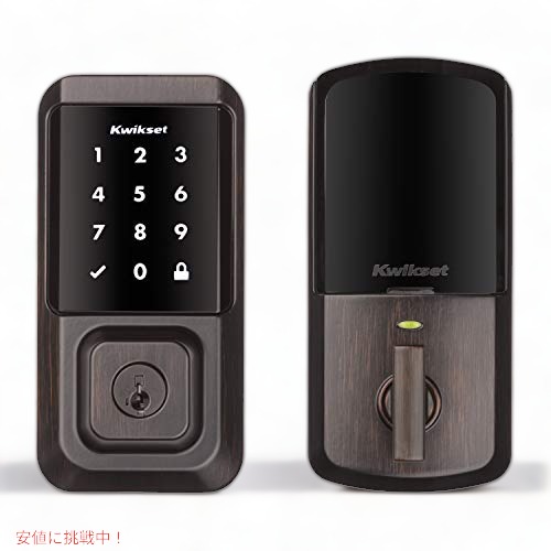 Kwikset 99390-002 ドアノブ、ロック